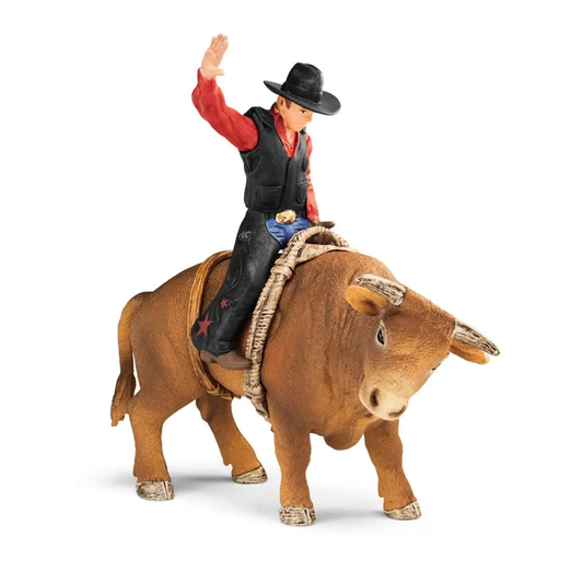 Cowboy with Bull Toy Set