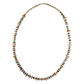 Spiny Oyster and Turquoise Necklace with Heishi Beads by Teller Indian Jewelry