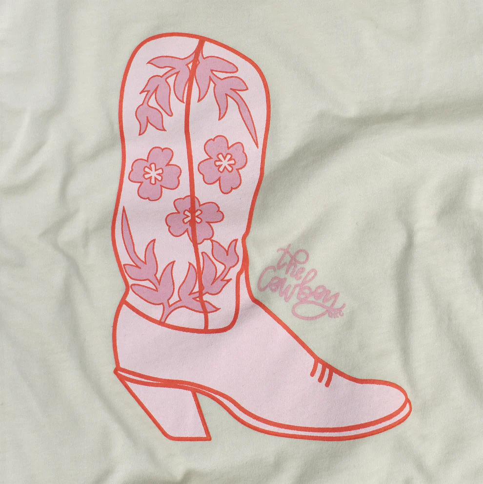 The Cowboy Pink Boot T-Shirt