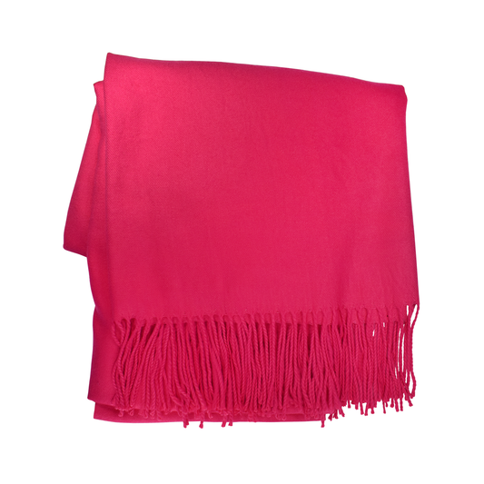 Magenta Oblong Cashmere Wrap