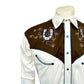 Rockmount Men's Vintage Two-Tone Horseshoe Embroidered Western Shirt