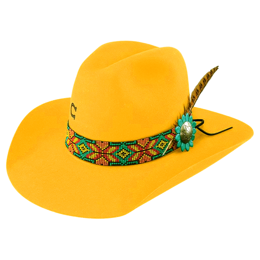 Charlie 1 Horse Gold Digger Hat - Yellow