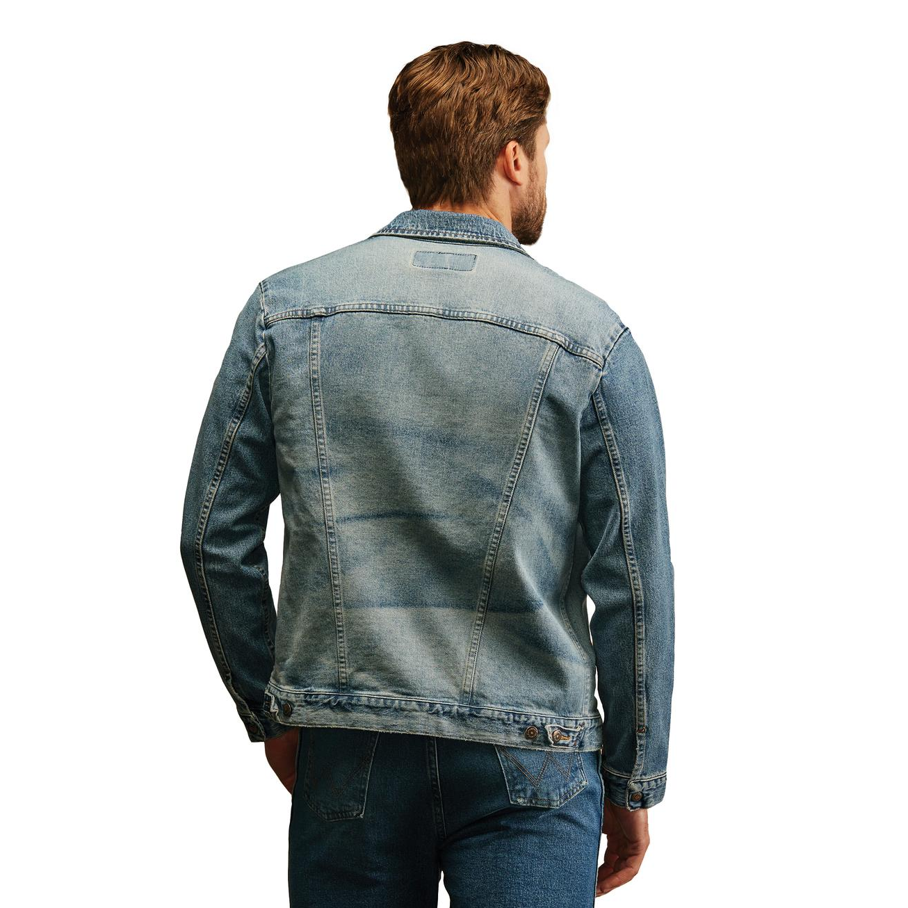 Wrangler Men's Vintage Inspired Denim Jacket - Antique Blue