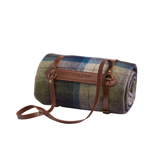 Pendleton Motor Robe with Carrier - Haystack Plaid