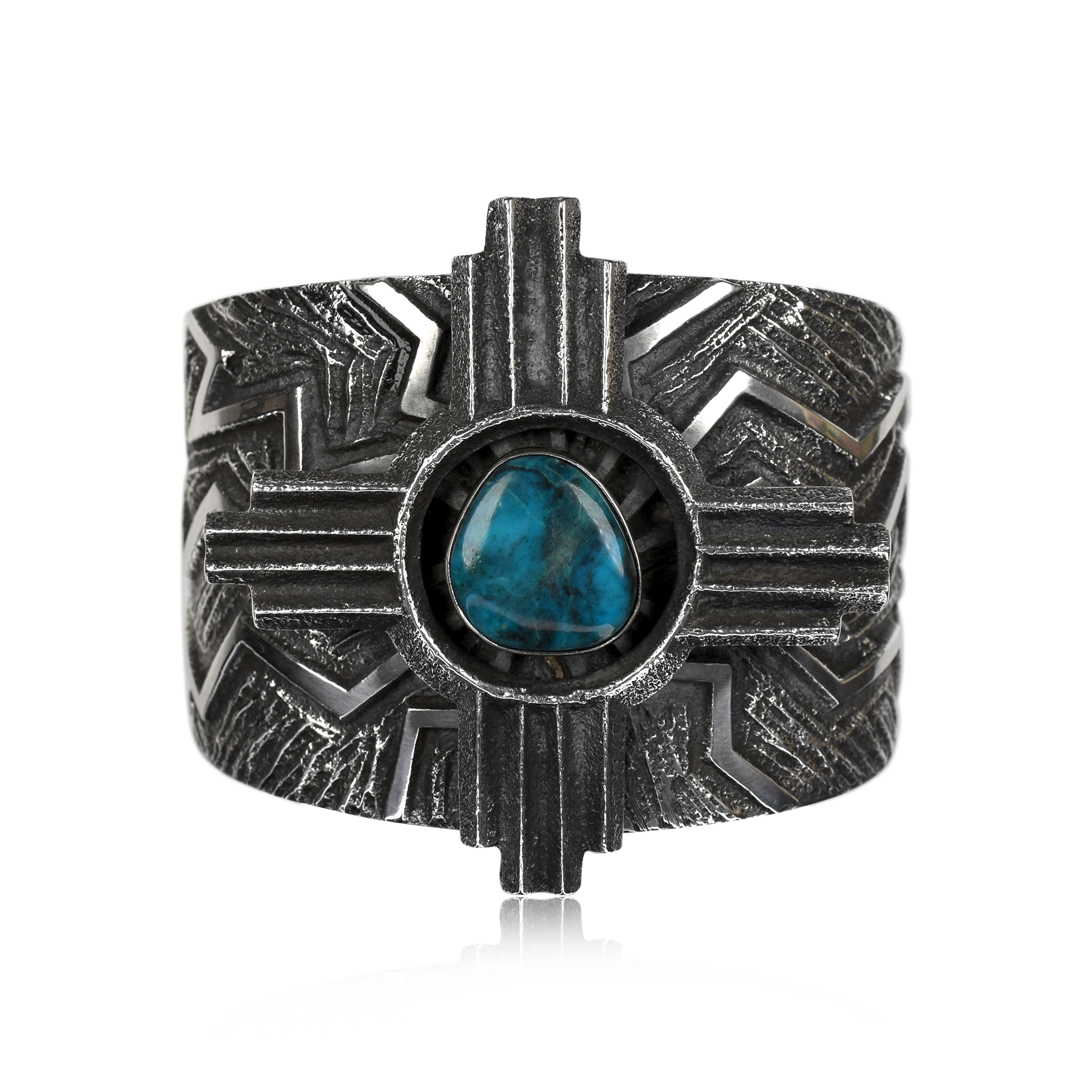 unico / BLEATH（ブレス）シリーズ / ワイドシェルフ W1200 Maryann & Felix Chavez Zuni Turquoise Cuff Bracelet | Burton's