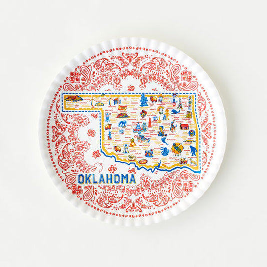 Oklahoma Melamine Platter