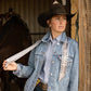 Fringe "Howdy" Silk Twilly