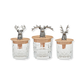 Antler Glass & Bottle Stopper Set