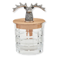 Antler Glass & Bottle Stopper Set