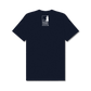 Vintage Cowboy Hall of Fame Billboard Postcard Tee - Navy