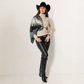 Fringe Blue Label "Bits" Silk Scarf