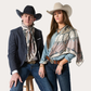 Fringe Blue Label "Bits" Silk Scarf