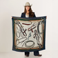 Fringe Blue Label "Bridles" Silk Scarf