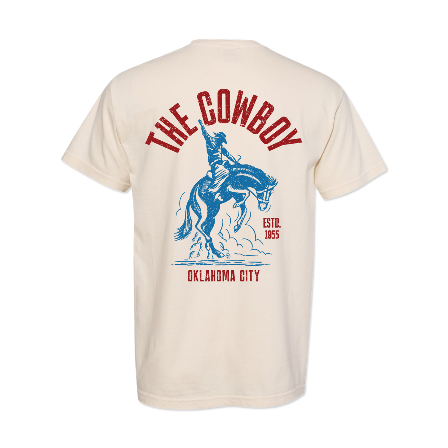 Bronc Rider Heavyweight Back Graphic Tee