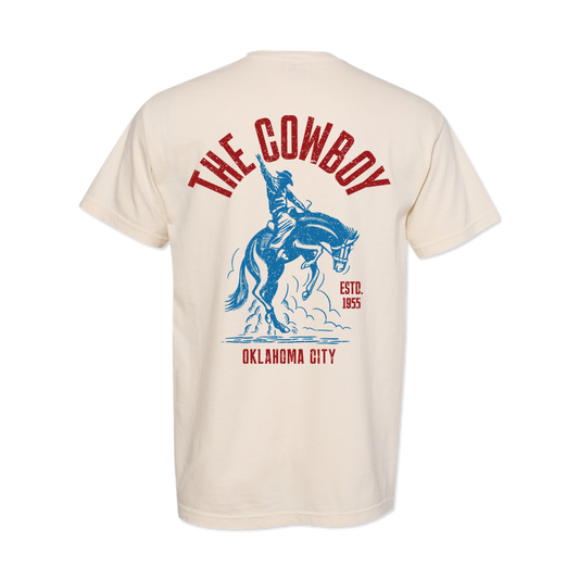 Bronc Rider Heavyweight Back Graphic Tee