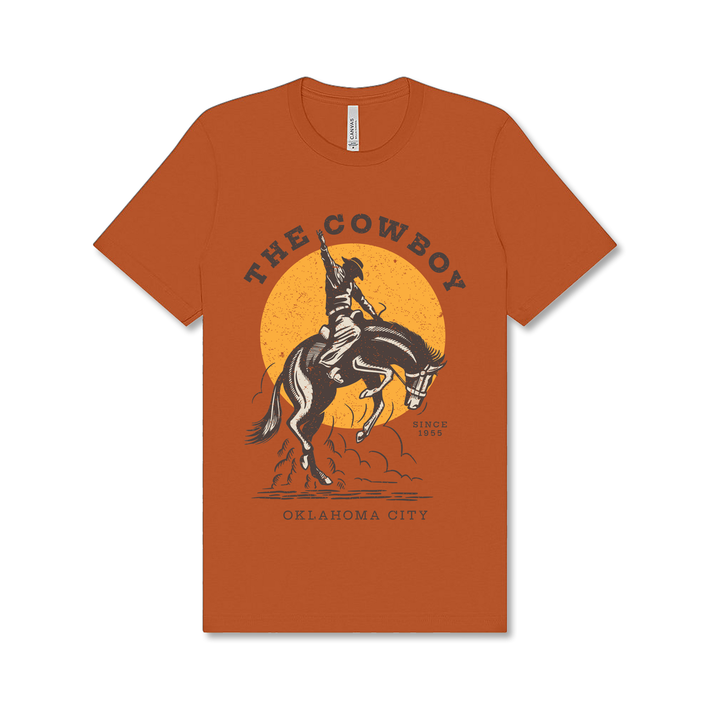 Bucking Bronco Cinnamon T-Shirt