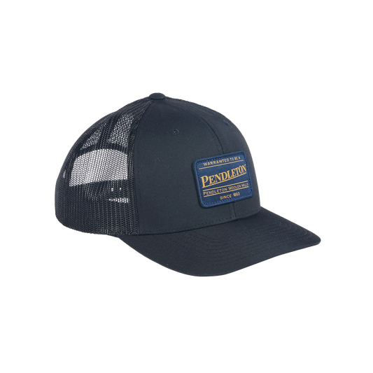 Pendleton Classic Patch Trucker Hat - Black