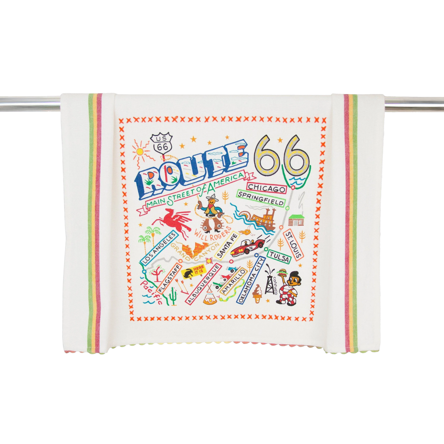 Route 66 Dish Towel