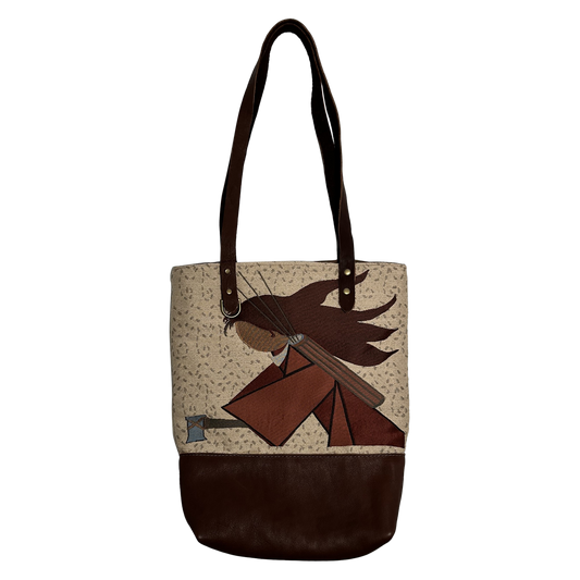 Mahota Chickasaw Hatchet Woman Tote