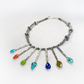 Mary Teller Multi Stone Matchstick Pillow Bead Necklace