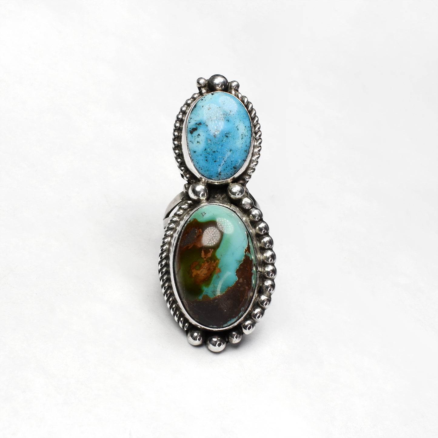 Bisbee & Kingman Turquoise Ring by Brenda Jimenez