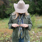Fringe "Turqs and Conchos" Silk Wild Rag