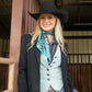 Fringe "Turqs and Conchos" Silk Wild Rag