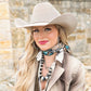 Fringe "Turqs and Conchos" Silk Wild Rag