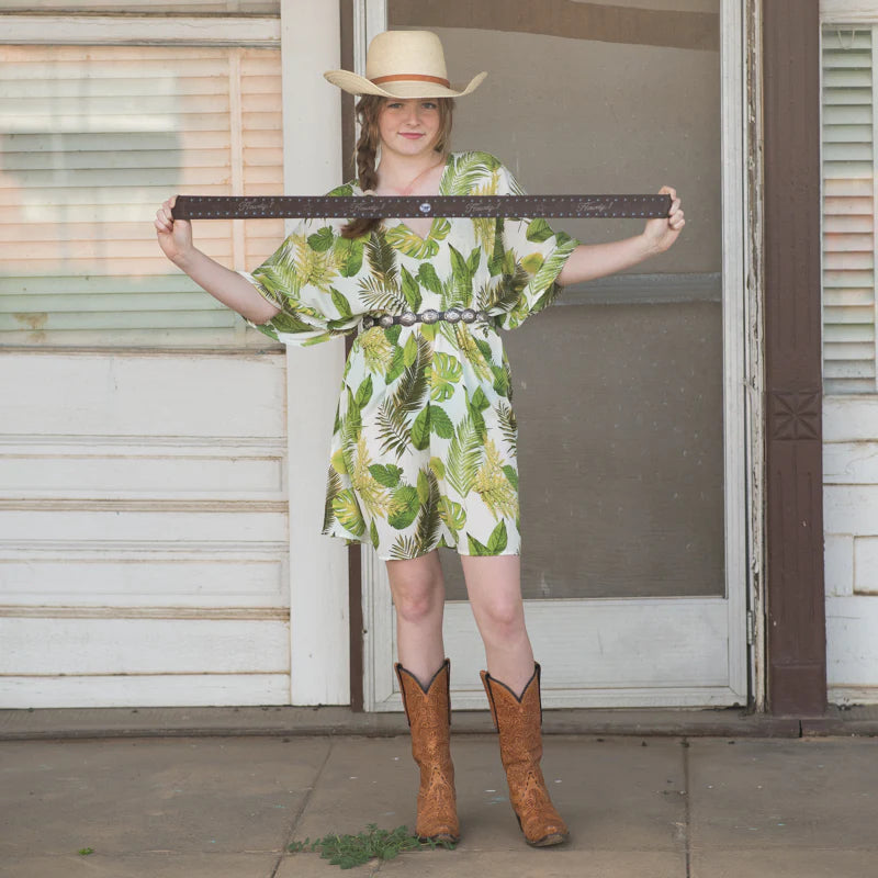 Fringe "Howdy" Silk Twilly