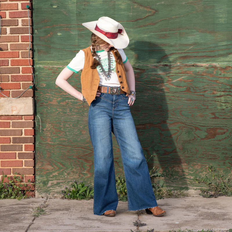 Fringe "Howdy" Silk Twilly