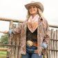 Fringe "Back When They Bucked" by David Bond Silk Wild Rag