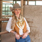 Fringe "Back When They Bucked" by David Bond Silk Wild Rag
