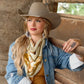 Fringe "Back When They Bucked" by David Bond Silk Wild Rag