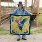 Fringe "Gallo Del Ciello" by David Bond Silk Wild Rag