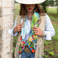 Fringe "The Wait" by Courtney Robertson Silk Wild Rag