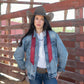 Fringe "Howdy" Silk Twilly