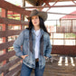 Fringe "Howdy" Silk Twilly