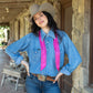 Fringe "Howdy" Silk Twilly