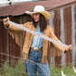Fringe "Smiley Pocket" Silk Twilly
