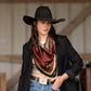 Fringe "Take a Seat" by Pam Benke Silk Wild Rag