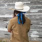 Fringe "Buckstitch" Silk Twilly