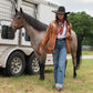 Fringe "Whip and Spur" Silk Wild Rag