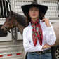 Fringe "Whip and Spur" Silk Wild Rag