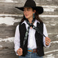 Fringe "Whip and Spur" Silk Wild Rag