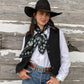Fringe "Whip and Spur" Silk Wild Rag