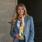 Fringe "The Stray" by Jon Flaming Silk Wild Rag