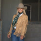 Fringe "Whip and Spur" Silk Wild Rag