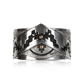 Elemental Path Sterling Silver & Gold Overlay Cuff by Herbert Joe