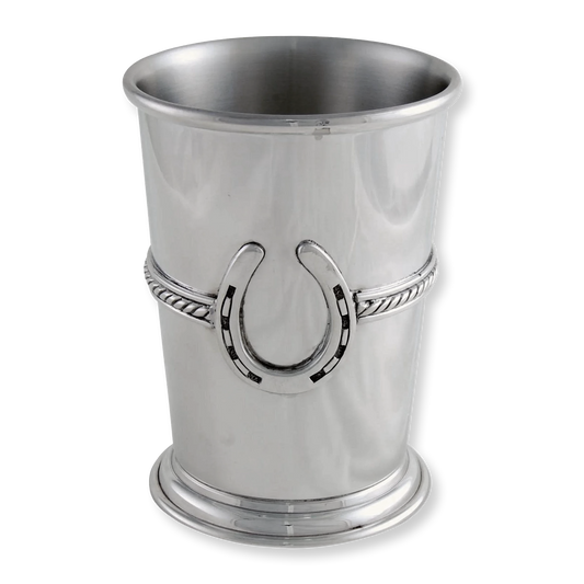 Equestrian Pewter Julep Cup