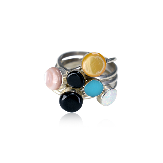 Flat Disc Stackable Ring